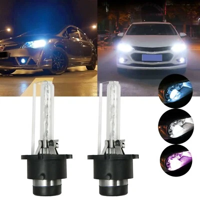 6000K 8000K 12000K Xenon D2C D2S D2R  HID Lamp Headlight Lamps Replacement Bulbs - Image 1 of 4