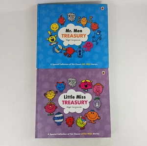 Mr Men Treasury and Little Miss Treasury x2 Roger Hargreaves 2010 Hardcovers - Picture 1 of 13