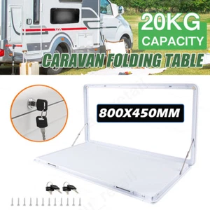 Caravan Picnic Table DROP DOWN TABLE Camping Outdoor Motorhome Folding RV Table - Picture 1 of 12