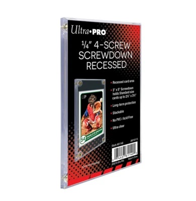 Ultra Pro 4-Screw Screwdown Trading Card Holder Standard Recessed  - Image 1 of 2