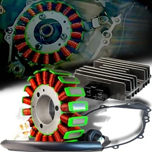 98-01 YAMAHA YZF R1 MAGNETO COIL STATOR+VOLTAGE REGULATOR RECTIFIER+GASKET ASSY. - Bild 1 von 12