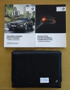 GENUINE BMW 5 SERIES GRAN TURISMO 2013-2017 OWNERS MANUAL HANDBOOK PACK C-268 - Picture 1 of 4