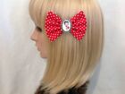 Betty boop hair bow clip rockabilly pin up girl retro vintage red polka dot Only £8.16 on eBay