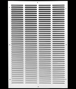 36"w X 24"h Steel Return Air Grilles Sidewall and Ceiling HVAC Duct Cover White - Picture 1 of 6