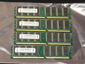 Apple PowerMac G4 G5 Desktop DDR 4GB Kit (4X1GB) PC-3200 DDR 400 184 Pin DIMMs - Picture 1 of 4