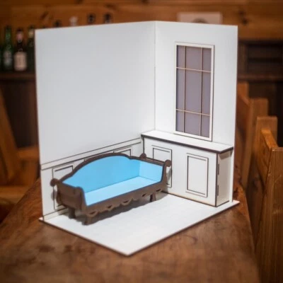 CASA DELLE BAMBOLE DIVANO SOFA DOLLHOUSE AZONE BARBIE BLYTHE PURENEEMO DOLL - Immagine 1 di 4