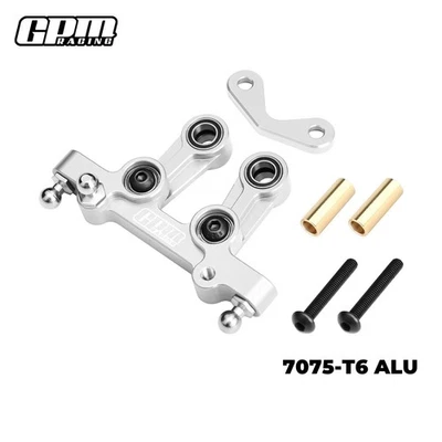 Conjunto de dirección de aleación GPM 7075 para TAMIYA 1/10 DT-04 RC Fighter Nxgen 58741 Foto 1 de 4