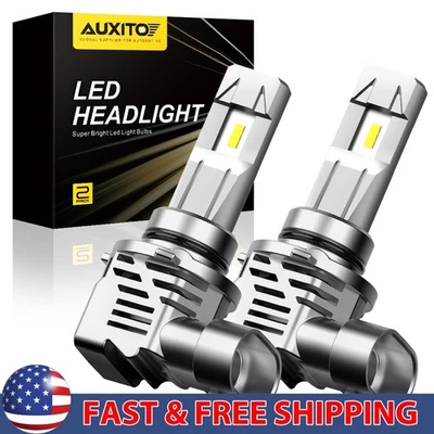 AUXITO 9006 LED Headlight Conversion Bulb Low Beam White Super Bright 2/4/6X - Image 1 of 4