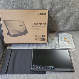 ASUS ZenScreen MB166C 15.6" Full HD Portable Monitor, NEW (MISSING CABLE) - Picture 1 of 2