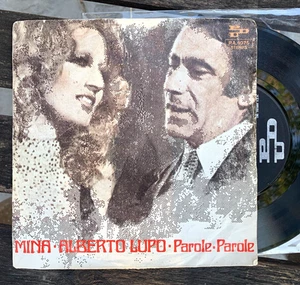 Mina, Alberto Lupo ‎– Parole Parole - vinile 45 giri - Foto 1 di 4