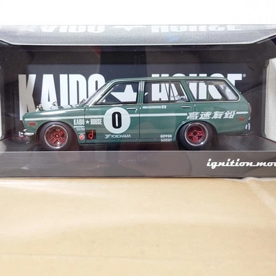 IG 1 18 Web Limited Signed Datsun Bluebird 510 Wagon IG2218 Jun Imai KAIDO HOUSE - Image 1 of 4