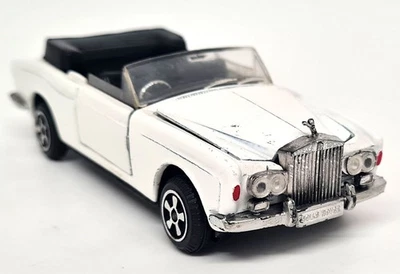 Politoys 1/43 Rolls Royce Corniche White Vintage Model Car RESTORE etc - Image 1 of 4