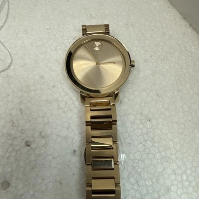 Reloj para mujer Movado Bold Evolution chapado en oro esfera dorada 3600648 - pequeña grieta Foto 1 de 4