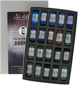 422900 Dark 1 Value Spectrum Hand Rolled Soft Pastels - Picture 1 of 12