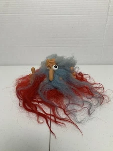 De colección Guru Troll 1967 por Royal Designs of Florida pelo azul/rojo ojo perdido - Imagen 1 de 9