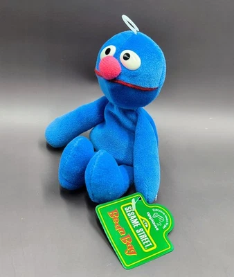Grover Beanbag Plush Sesame Street Applause 7" 1997 NWT  - Image 1 of 4