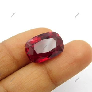 Cushion Shape 18.00 Ct Beautiful Red Ruby Natural Loose Gemstone CERTIFIED - Picture 1 of 8