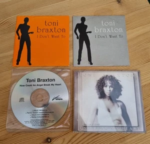 4 x Toni Braxton CD Singles-I Don't Want To Promos- Un-break My Heart - How Coul - Picture 1 of 1