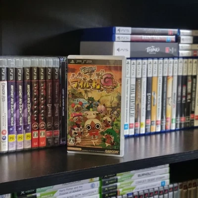 PSP Monster Hunter Diary Pokapoka Airou Village G Japan Version CAPCOM USED Game - Image 1 of 3