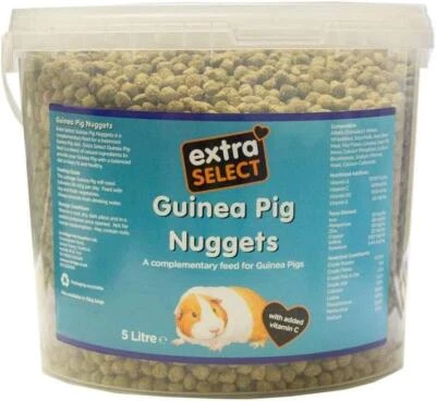 Extra Select - Guinea Pig Nuggets with Added Vitamin C - 5 Litre