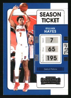 Killian Hayes 2021-22 Panini Contenders #78 BASKETBALL Card - Image 1 of 2