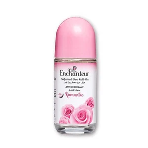 Enchanteur Romantic Roll-On Deodorant for Women, 50ml with Roses & Jasmine Extra - Picture 1 of 5