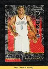 2008-09 Skybox Metal Universe Red PMG 46/40 Russell Westbrook #74 Rookie RC READ