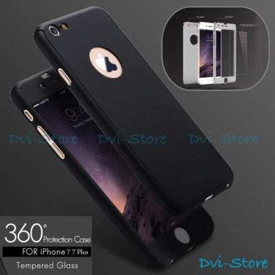 CUSTODIA per Apple iPhone SE 2022 Cover 360° + Pellicola VETRO Temperato 9H - Immagine 1 di 4