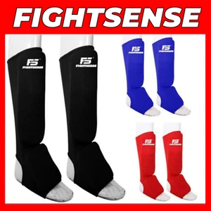 Kids Shin Instep Protectors, Leg Guards Pads Boxing, MMA, Muay Thai,Taekwondo - Picture 1 of 5
