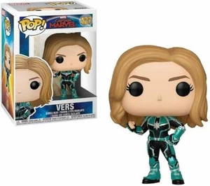 Funko POP! Capitana Marvel Vers 427 Cabeza de Burbuja **TOTALMENTE NUEVA** - Imagen 1 de 1