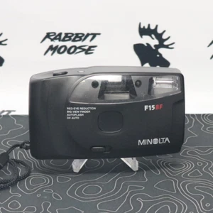 Cámara compacta Minolta F15BF visor grande 35 mm probada con película - Imagen 1 de 17