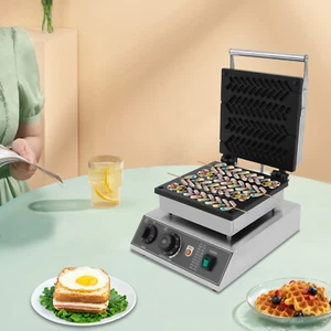 Waffeleisen Waffelgerät Waffle Maker Stiel Waffelmaschine Waffel am Stiel 1700W - Bild 1 von 7