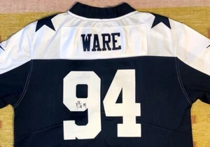 DeMarcus Ware Signed Autograph Dallas Cowboys NFL Jersey HOF Broncos USA - Picture 1 of 4