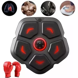 9 Training Modes Smart Music Boxing Machine with Gloves Wall Mounted Bluetooth - Picture 1 of 11