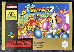Super Bomberman 2 Nintendo SNES Boxed PAL - Picture 1 of 9