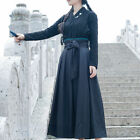 Chinese Hanfu Women's Dress Tops Han Clothing Cotton Linen Dance Cosplay Gift
