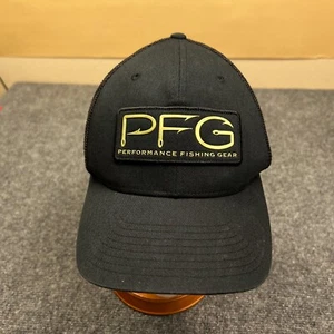 Columbia Sportswear Big PFG Logo Cap Adult Fitted L/XL Black Fishing Hat - Picture 1 of 10