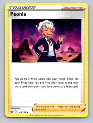 2021 Pokemon Card Chilling Reign Peonia 149/198 - Image 1 of 2