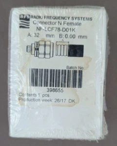 RFS Connector N Female NF-LCF78-D01K - Zdjęcie 1 z 5