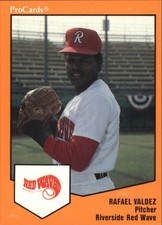 1989 Riverside Red Wave ProCards #1398 Rafael Valdez