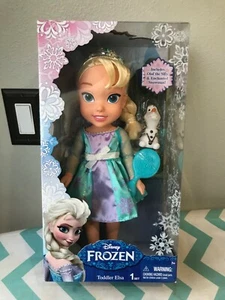 New Jakks Pacific Disney Frozen Toddler Elsa Doll with Silly Snowman "Olaf" 2013 - Picture 1 of 8