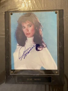 DEMI MOORE 8 X 10 VINTAGE ORIGINAL PERSÖNLICH HANDSIGNIERTES GERAHMTES FOTO KEIN COA - Bild 1 von 4