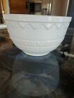 Popcorn Bowl White Ceramic 10 X 6.25 Inch