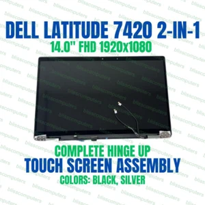 Dell Latitude 7420 2-in-1 FHD Touch Screen IR Cam LCD Carbon fiber GDB43 - Picture 1 of 11