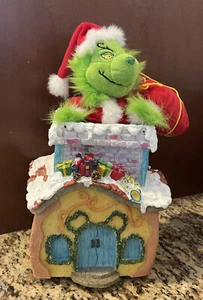 Cómo el Grinch robó chimenea animada de Navidad #7862 Dr. Seuss - Imagen 1 de 11