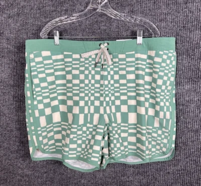 Bañador Sonoma Board Short Para Hombre XXL 5" Entrepierna Forrado Mezcla Poliéster Verde Foto 1 de 4