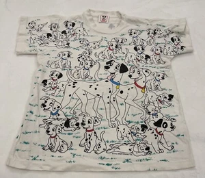 Vintage Youth Disney Wear 101 Dalmatiner Shirt One Size All Over Print Grafik - Bild 1 von 10