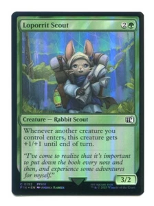 Loporrit Scout FOIL, casi nuevo, Final Fantasy, Magic The Gathering, Fin Magic The Gathering #192 - Imagen 1 de 2