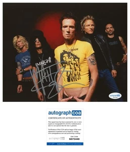 MATT SORUM SIGNED AUTOGRAPHED 8x10 PHOTO GUNS N ROSES GNR DRUMMER - ACOA COA - Picture 1 of 1