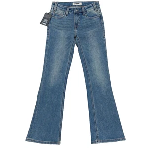 Pantalones de mezclilla Rock and Roll Western para mujer 27 x 32, corte boot tiro medio vaquera nuevos con etiquetas - Imagen 1 de 8